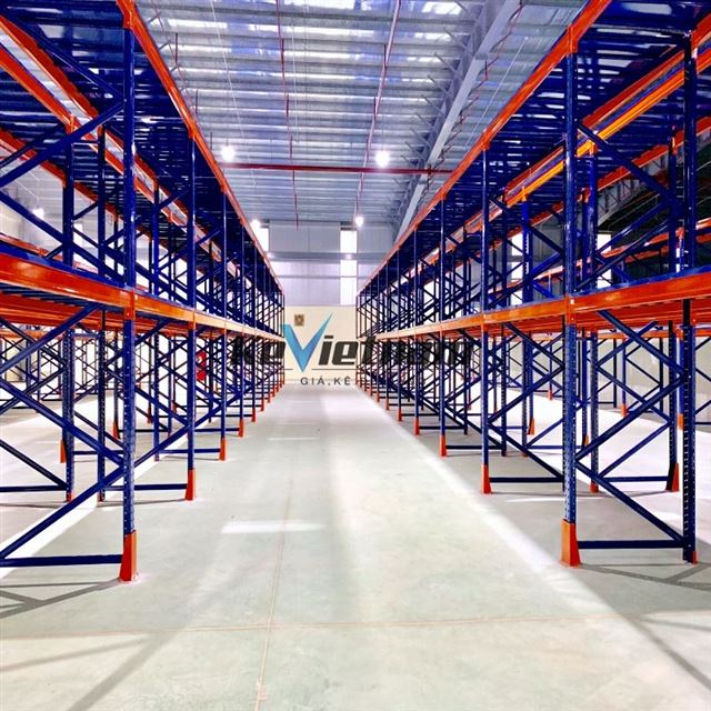 Kệ Việt Nam thi công 182 kệ sắt để pallet có sàn ÚP tại Khu công nghiệp Yên Phong, Bắc Ninh – Hoàn thiện ngày 29/07/2025