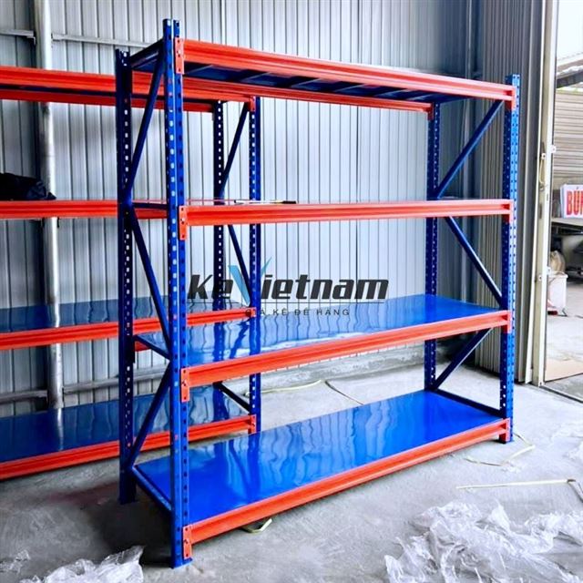 Kệ Sắt Trung Tải D2000xR500xC2000mm x 4 Tầng