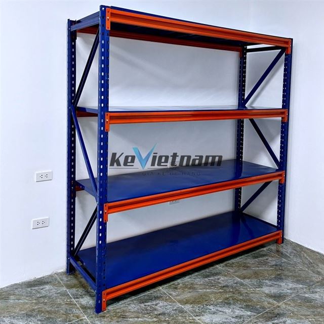 Kệ Trung Tải D1500xR500xC1500-2000mm x 3,4 tầng