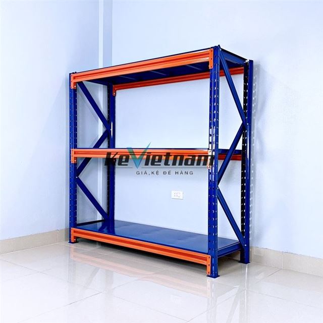 Kệ Sắt Trung Tải D1500xR500xC2000mm x 3 Tầng