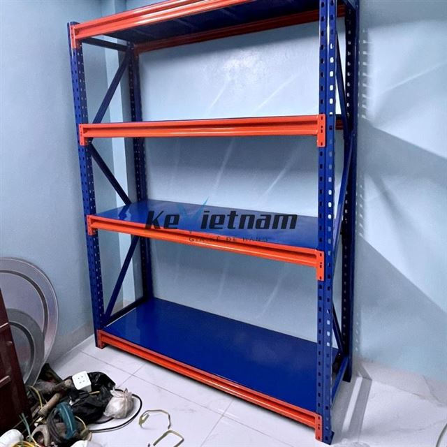 Kệ Sắt Trung Tải D1500xR500xC2000mm x 4 Tầng