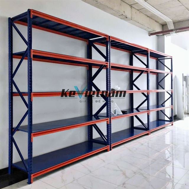 Kệ Sắt Trung Tải D1500xR500xC2000mm x 5 Tầng