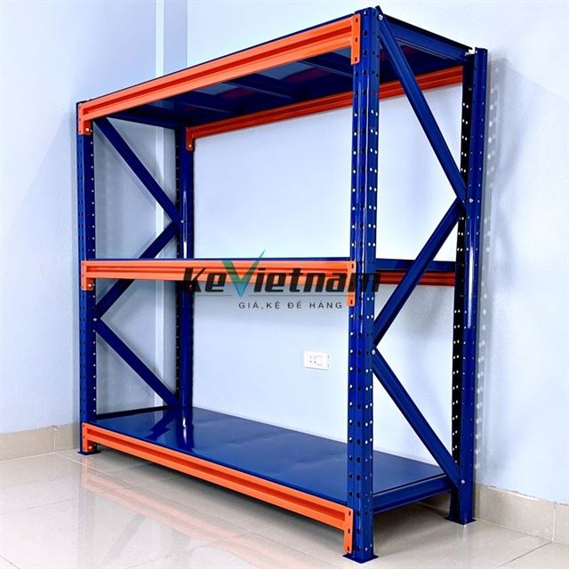 Kệ Sắt Trung Tải D2000xR500xC1500mm x 3 Tầng